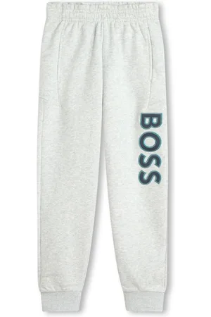 HUGO BOSS Logo-print fleece track pants