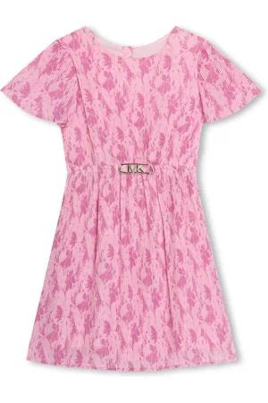 Michael Kors Abstract-pattern pleated dress