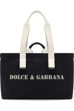 Dolce & Gabbana Logo-print canvas shoulder bag