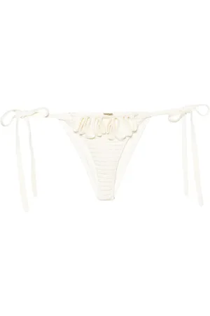 Cult Gaia Carita crochet-knit bikini bottoms