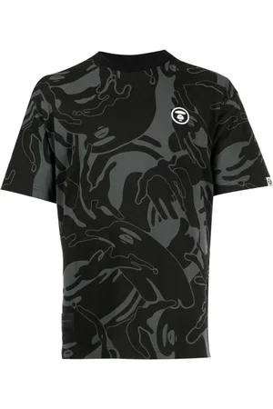 A Bathing Ape Camouflage-print Milo cotton T-shirt