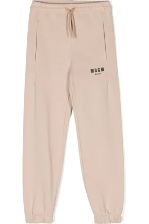 Msgm Logo-print jersey track pants