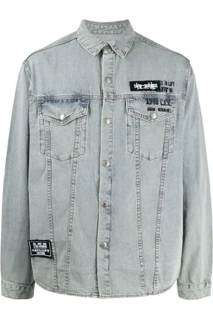 Izzue Appliqué-embellished denim jacet