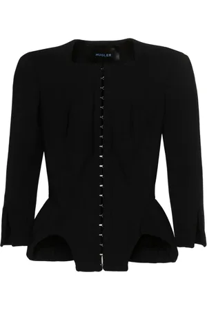 MUGLER Corset-design cropped jacket