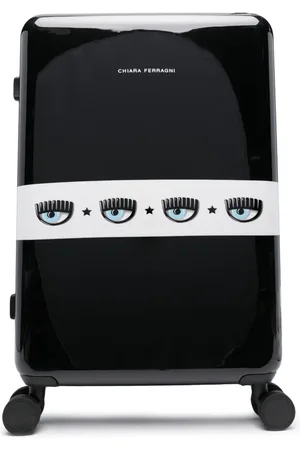 Chiara Ferragni Eyelike-motif rolling luggage
