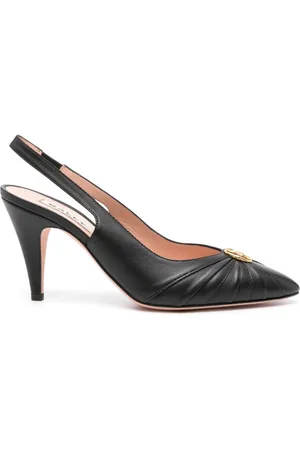 Bally Emblem 80mm leather pumps