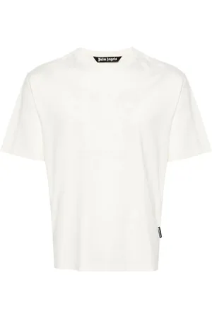 Palm Angels Monogram-embroidered cotton T-shirt