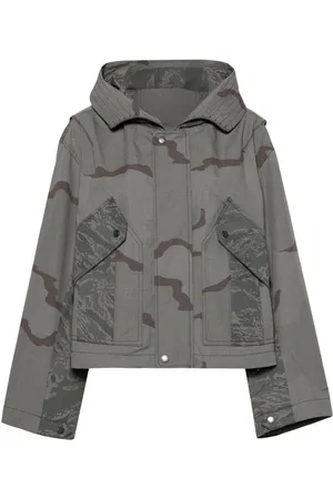Marine Serre Regenerated camouflage-print jacket