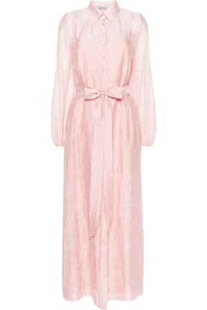 Baruni Lobelia crinkled shirtdress