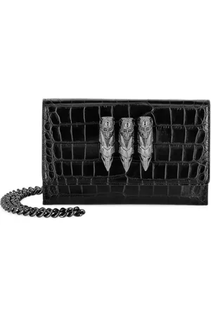 Philipp Plein Skull-appliqué leather shoulder bag