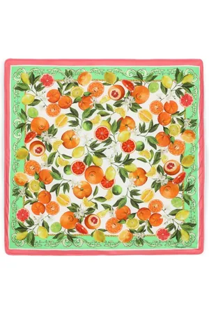 Dolce & Gabbana Fruit-print cotton blanket