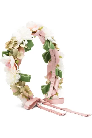 COLORICHIARI Appliqué-floral crown