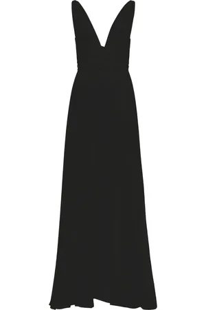 Azeeza Cirrus V-neck silk gown