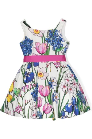COLORICHIARI Floral-print dress