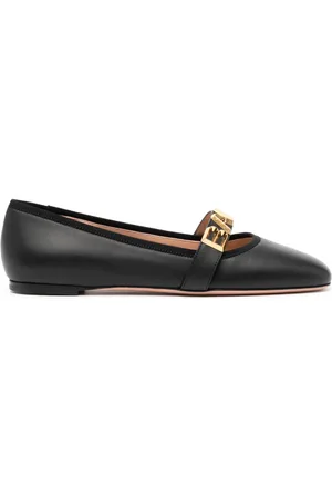 Bally Balby leather ballerina shoes