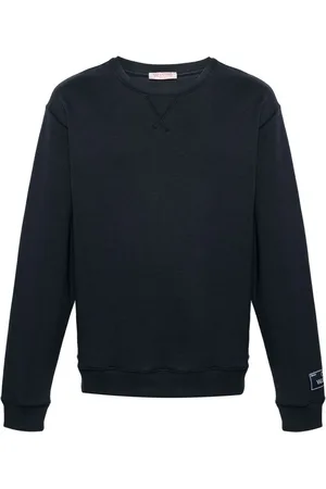 VALENTINO GARAVANI Logo-patch cotton sweatshirt