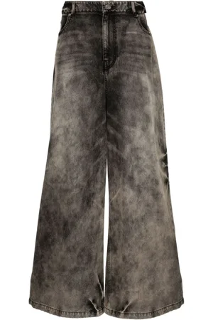 JUUN.J Waist-straps wide-leg trousers