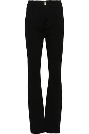 THOM KROM Ribbed high-waist trousers