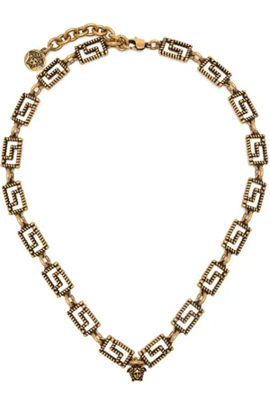 Gold necklace deals mens versace