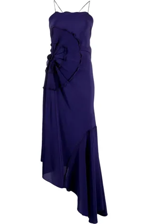 Victoria Beckham Asymmetric silk dress