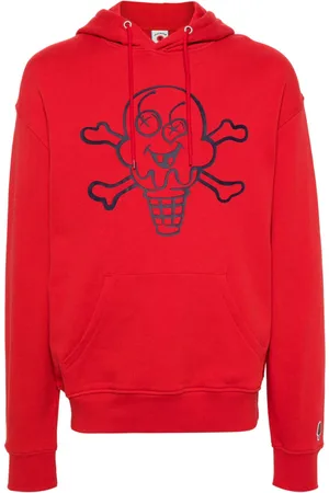 ICECREAM Cones & Bones cotton hoodie