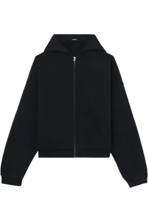 We11 Done Spiked zip-up hoodie