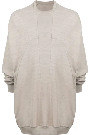 Rick Owens Slub panelled sweatshirt