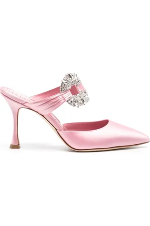 Manolo Blahnik Maidugura 90mm satin mules