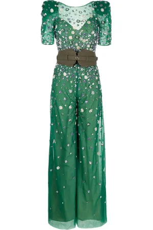 Saiid Kobeisy Embellished tulle jumpsuit