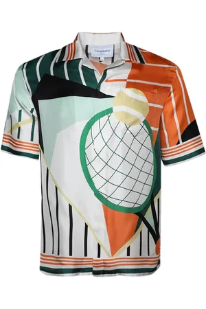Casablanca Court Abstrait silk shirt