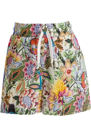Etro X Trolls graphic-print cotton shorts