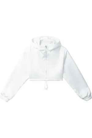 We11 Done Zip-up cropped hoodie