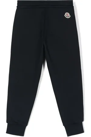 Moncler Striped cotton track pants