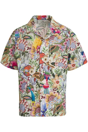 Etro X Trolls graphic-print cotton shirt