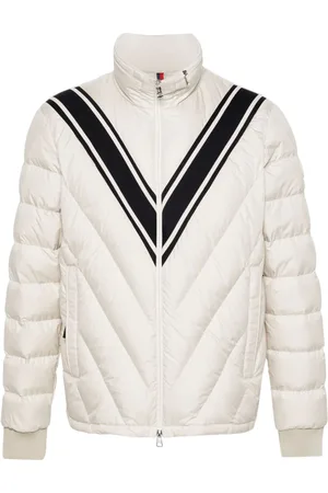 Moncler Barrot striped quilted jacket