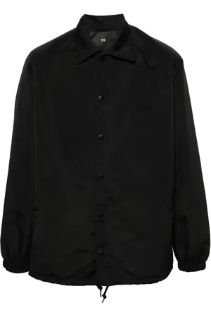 Y-3 Logo-embroidered padded shirt jacket