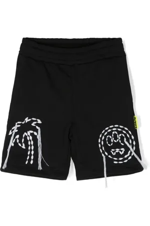 BARROW Embroidered cotton shorts
