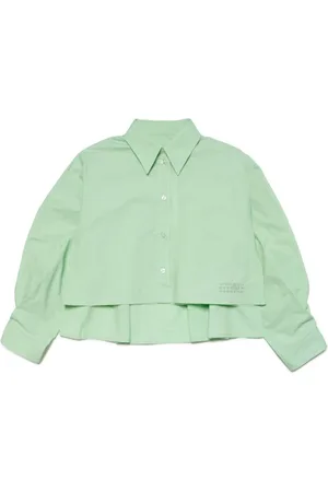 Maison Margiela Numbers-motif cotton shirt