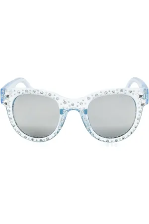 MONNALISA Rhinestone-embellished transparent sunglasses