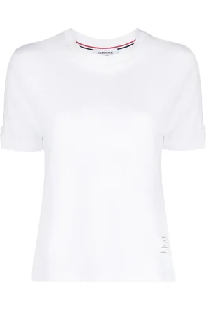 Thom Browne Sequin-embellished cotton T-shirt