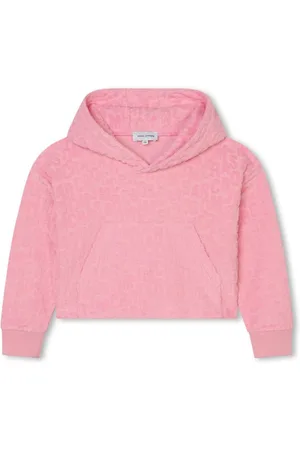 Marc Jacobs Logo-jacquard cropped hoodie