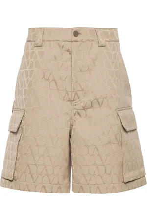 VALENTINO GARAVANI Toile Iconographe-pattern cargo shorts