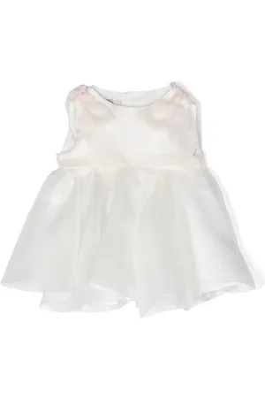 LA STUPENDERIA Bow-detailing silk dress set