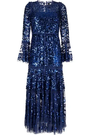 Needle & Thread Annie sequin-embellished gown