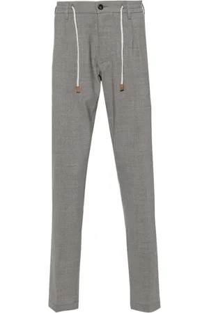 ELEVENTY Pressed-crease trousers