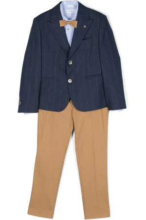 COLORICHIARI Single-breasted pinstripe suit