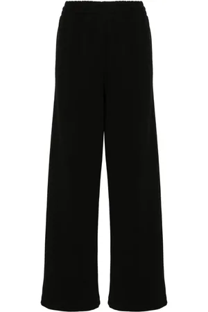 WARDROBE.NYC Ribbed straight-leg trousers