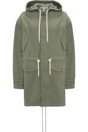 J.W.Anderson Hooded cotton parka coat