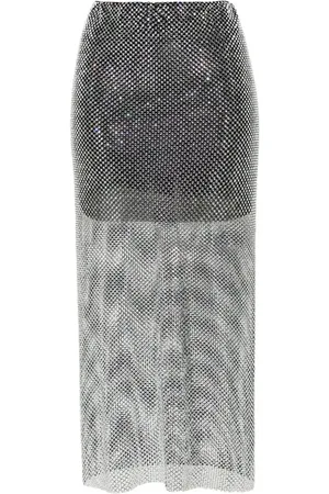 Serafini Rhinestone-embellished maxi skirt
