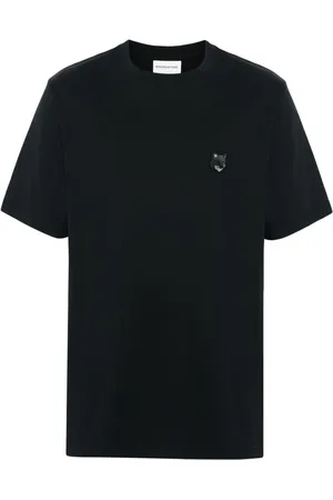 Maison Kitsuné Fox-patch cotton T-shirt